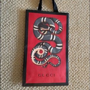 Limited Edition Gucci Snake Gift Bag